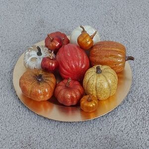 Decorative Fall Harvest Pumpkin Set